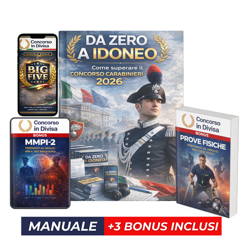 Il Manuale Completo per superare il concorso nei Carabinieri
